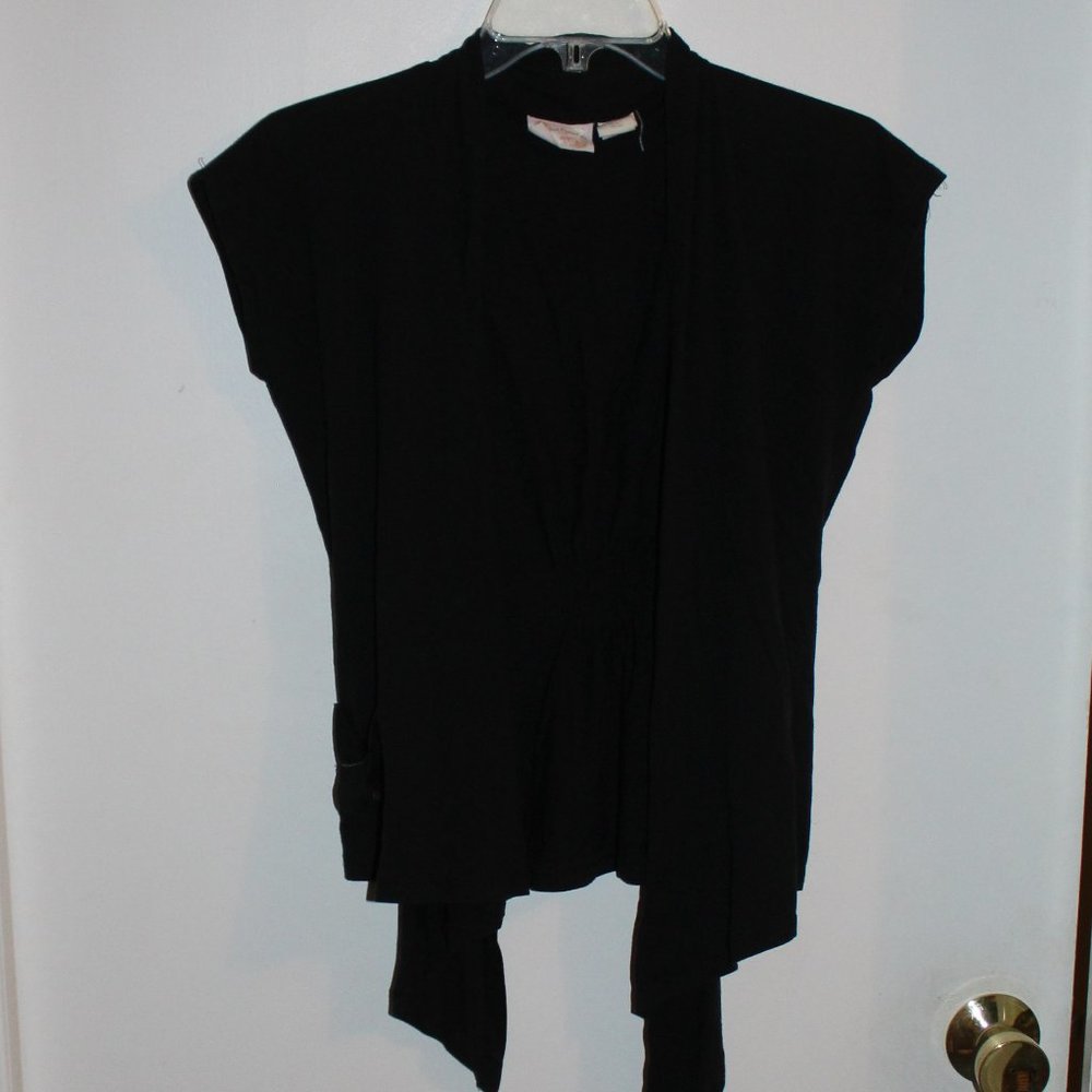 Girls Red Camel Black Shrug